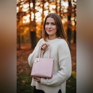 Ted Baker Patent Pink Handbag - Small